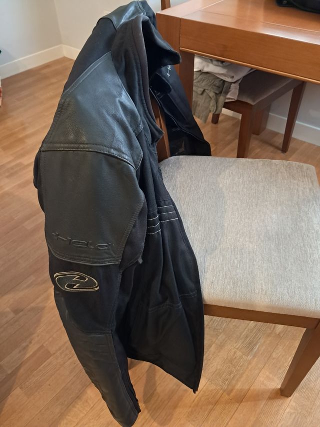 Chaqueta moto cordura-piel Talla L.