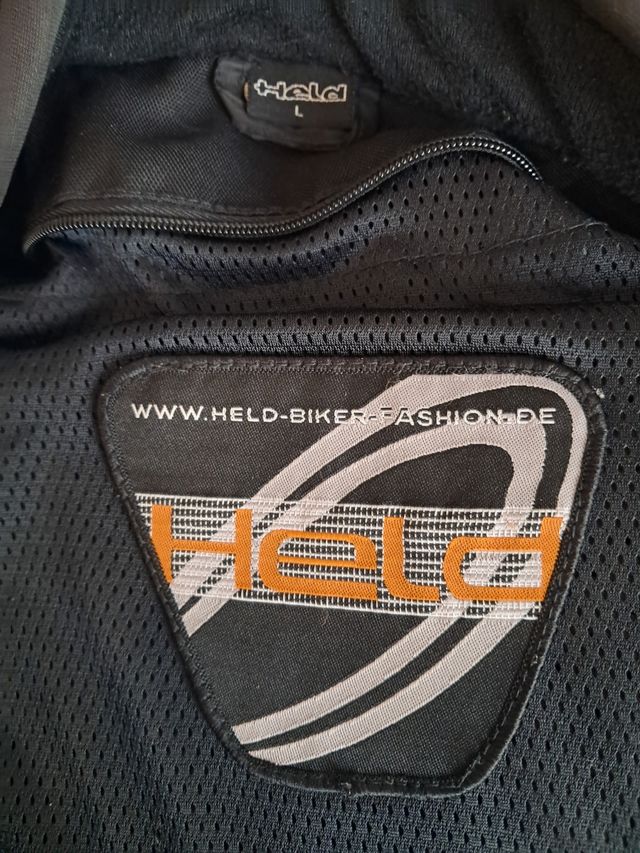 Chaqueta moto cordura-piel Talla L.