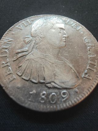 8 Reales México 1809 - Busto Imaginario T.H
