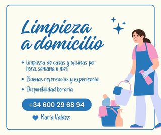 Limpieza a domicilio.