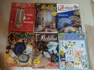27 revistas de bolillos y 2 libros