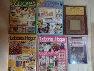 27 revistas de bolillos y 2 libros