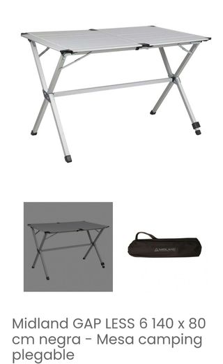 Mesa plegable Midland GAP LESS 6 140x80cm