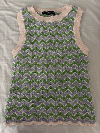 Top Mango | Azul & Verde