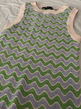 Top Mango | Azul & Verde