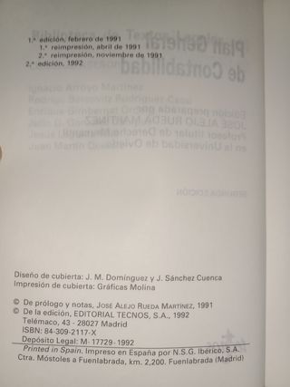 Plan general de contabilidad