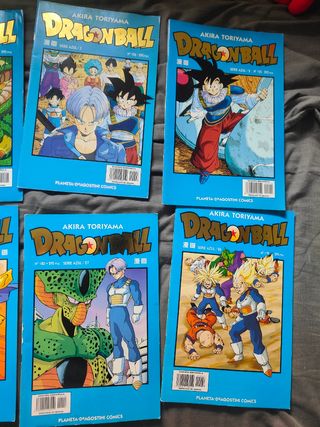 Lote de comics serie azul dragon ball Z