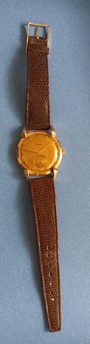 Reloj Parsine dorado - Correa lagarto