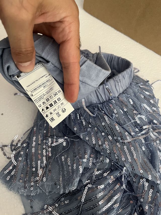 Conjunto Benetton niña, top y falda, M (130cm)