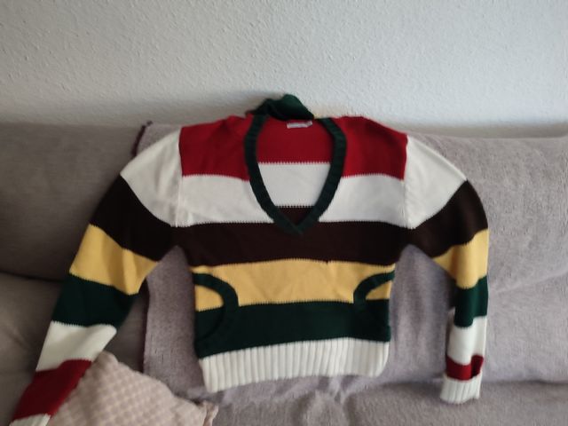 Jersey rayas multicolor - Lana