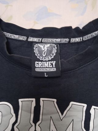 LOTE 2 CAMISETAS MANGA CORTA MARCA GRIMEY TALLA L 