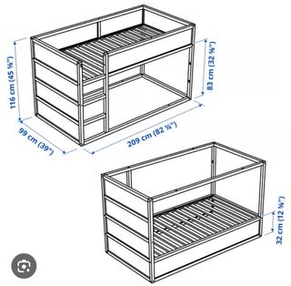 Cama infantil Kura IKEA
