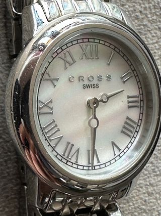 Reloj Cross Swiss mujer plata