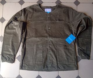 Chaqueta pana Columbia verde oliva