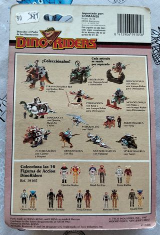 Dino Riders - Figuras de Acción