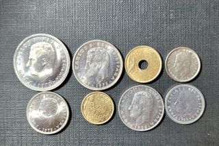 Monedas España - Coleccion 8 piezas