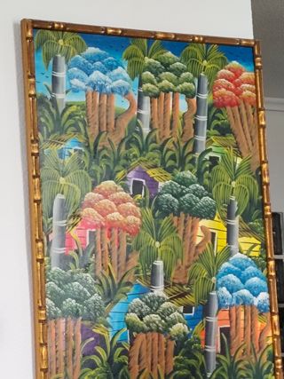 Cuadro dominicano - Arte multicolor