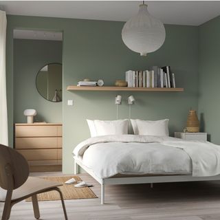 Cama blanca metal