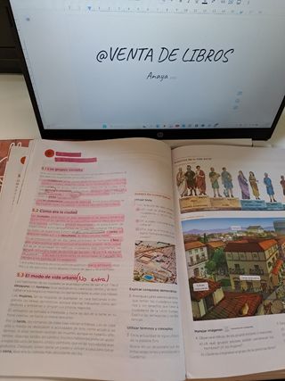 Libros Geografía e historia ANAYA 1ro de la eso