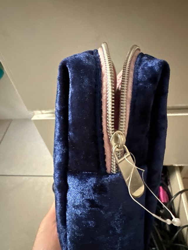 Trucco beauty case blu