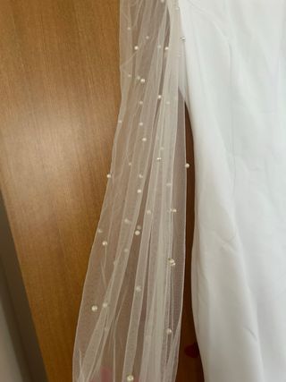 Vestido novia Montse Arias blanco