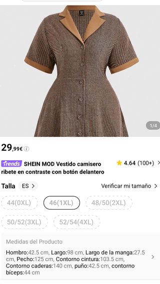 Vestido estilo mod