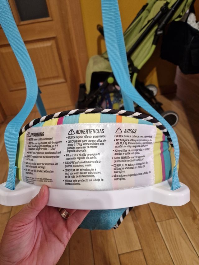 Saltador Bebé Sassy Puerta y Columpio