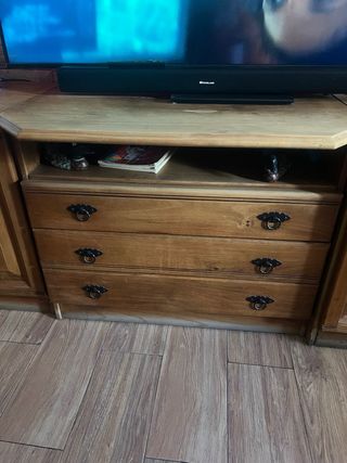 Mueble salón madera - Mesa centro