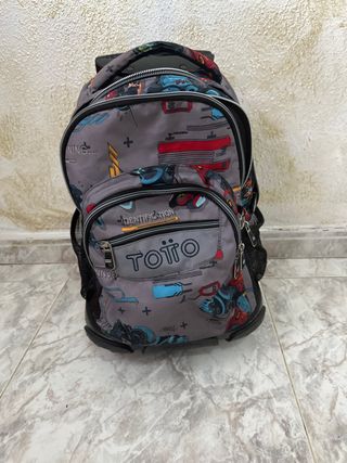 Mochila escolar con ruedas TOITO