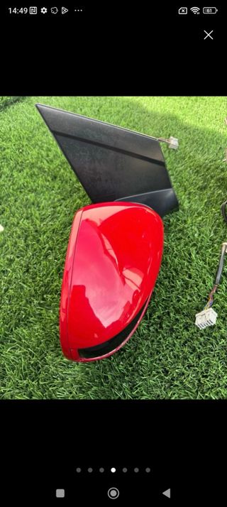 Retrovisor rojo Honda FN2