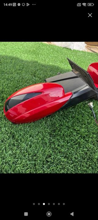 Retrovisor rojo Honda FN2