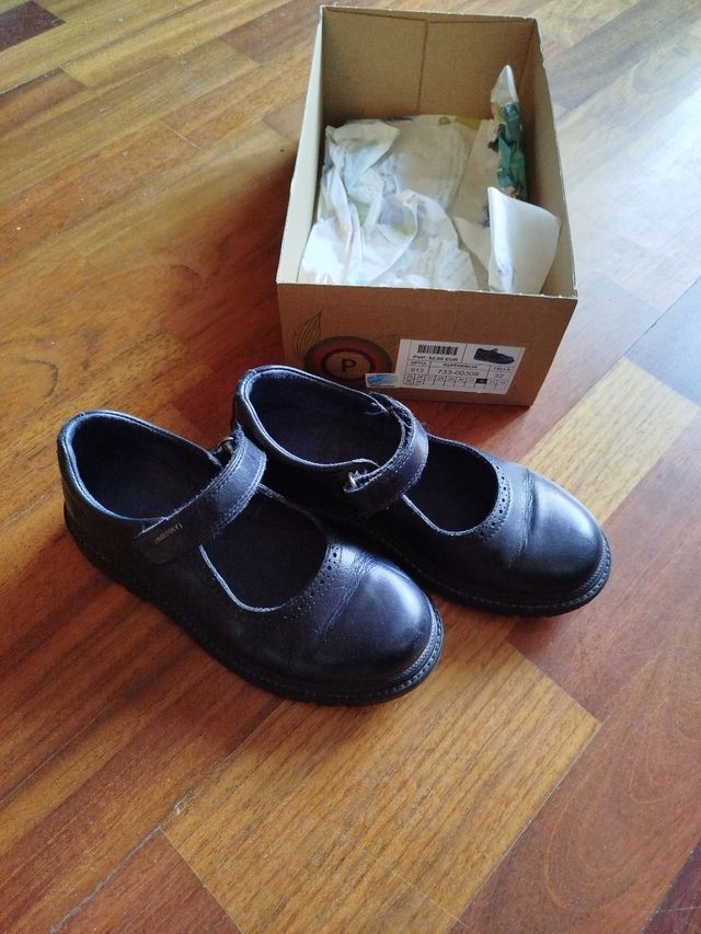 Zapatos Pablosky niña colegio Piel T-32