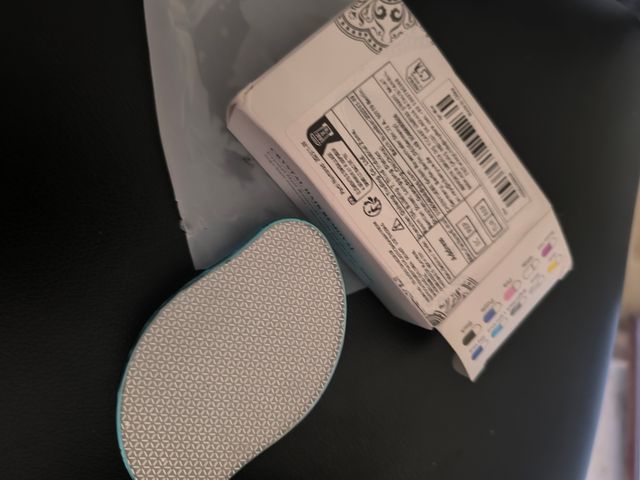 Peine depilador cristal turquesa