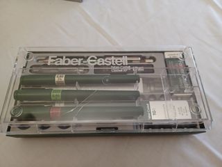 Juego de estilógrafos técnicos TG1-S. Años 70.