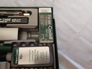 Juego de estilógrafos técnicos TG1-S. Años 70.