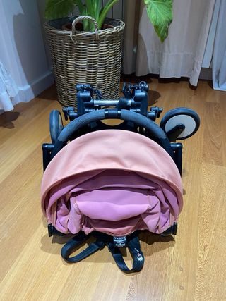 Yoyo+ Bebé carrito rosa palo
