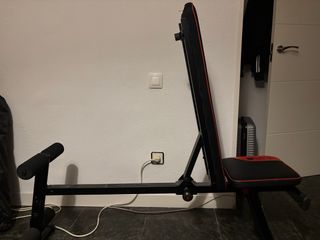 Kit mancuernas, banco y barra