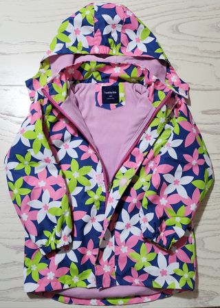 Impermeabile fiori bimba