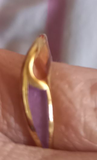 Anillo Tous bañado en oro