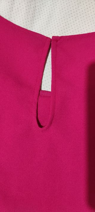 Blusa fucsia maniche a balze