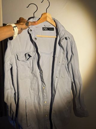 Chaqueta vaquera Zara azul