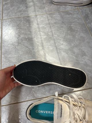 Converse blancas plataforma