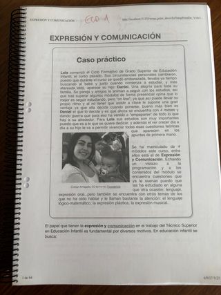 Apuntes Técnico Superior Educación Infantil 