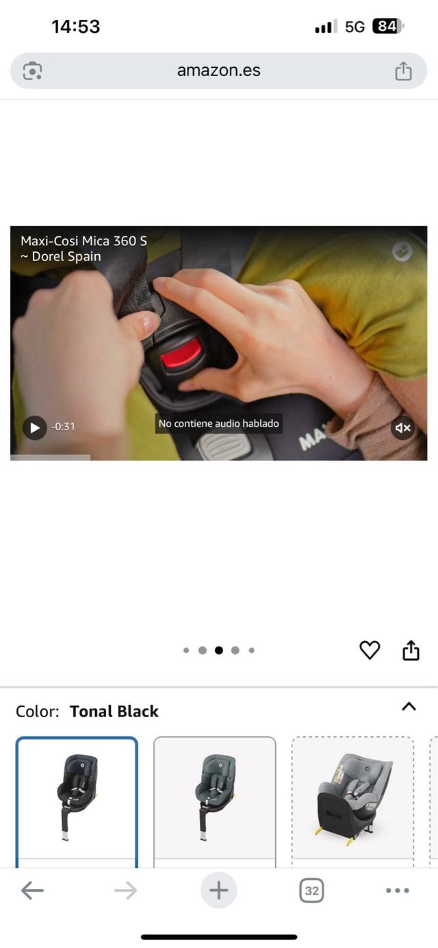 OFERTA:Maxi-Cosi Mica 360S - Silla coche nueva .
