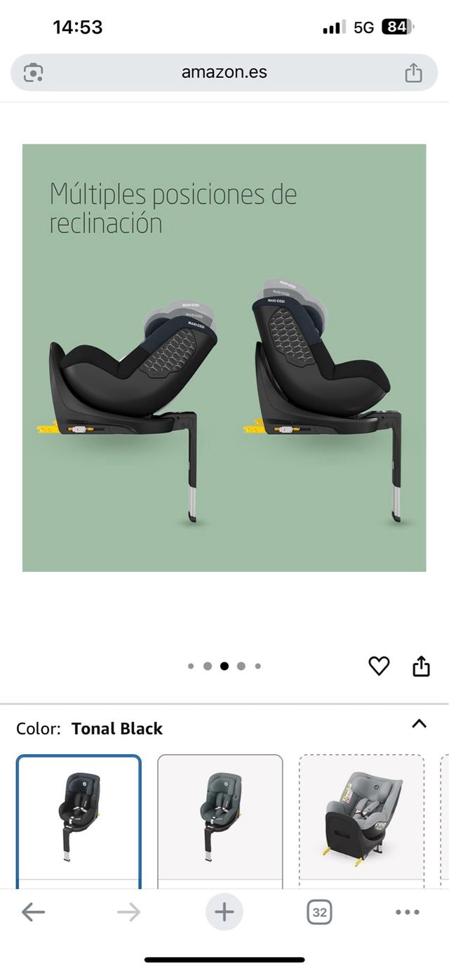 OFERTA:Maxi-Cosi Mica 360S - Silla coche nueva .