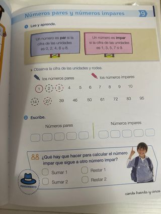 MATEMATICAS MOCHILA LIGERA 1 PRIMARIA SABER HAC...