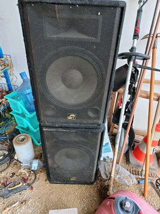 Altavoces LM grandes negros