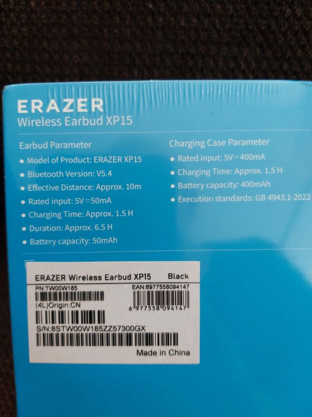 Auriculares inalámbricos ERAZER XP15