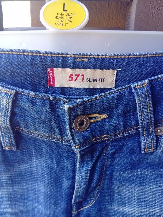 Vaqueros Levis 571 Slim Fit