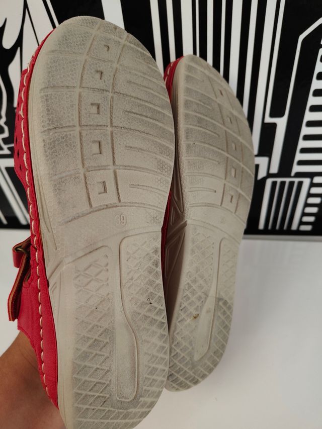 Sandalias rojas mujer nº 39